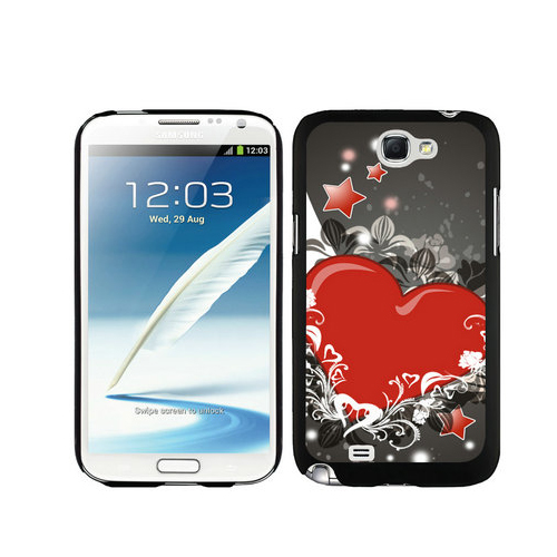 Valentine Star Samsung Galaxy Note 2 Cases DNJ | Women - Click Image to Close